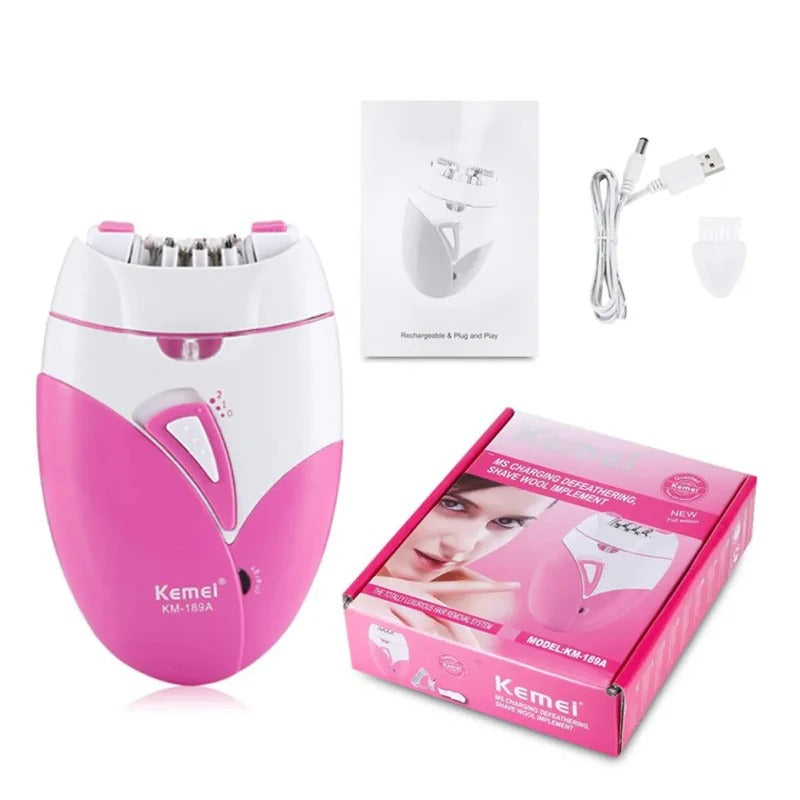 Kemei 189A Rechargeable Woman Hair Remover Machine