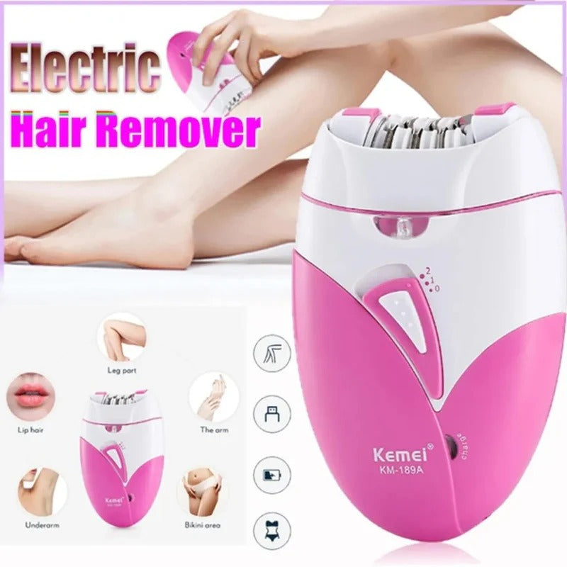 Kemei 189A Rechargeable Woman Hair Remover Machine